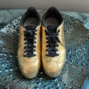 Nike Cortez Gold Sneakers